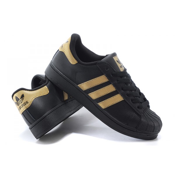 adidas superstar noir or